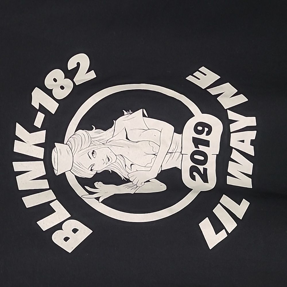 NEW. Blink-182/ Lil Wayne 2019 Graphic Tee. Limited, LocalCrew. - Picture 2 of 5